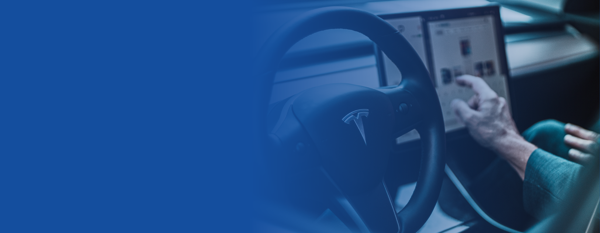 banner tesla